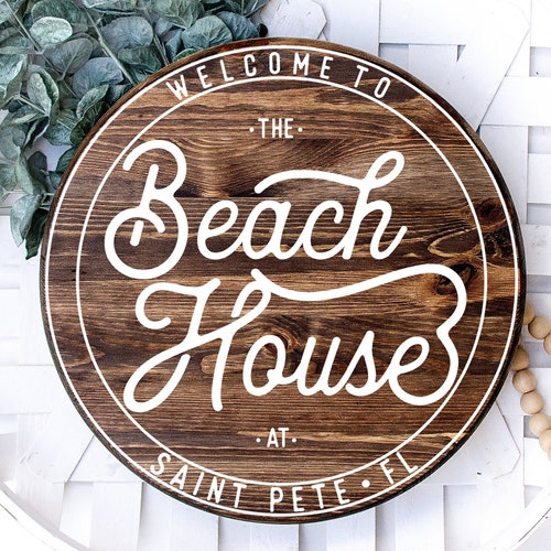 Beach House Sign to the Beach House Sign Etsy