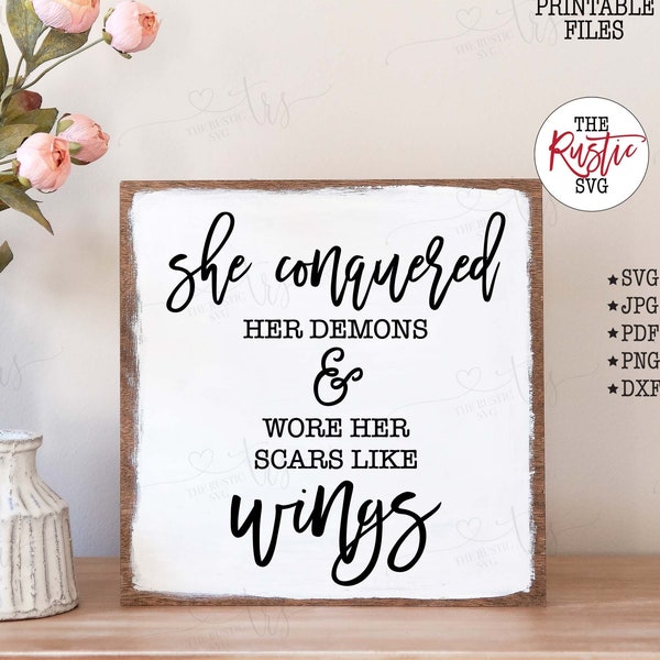 She Wore Her Scars Like Wings Etsy Australia