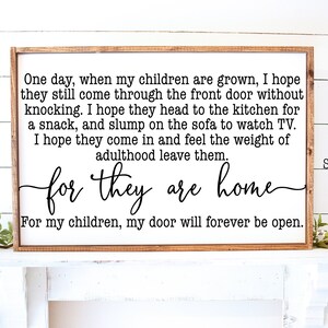 One Day When My Children Are Grown, Family Svg, Printable Family Sign, Family Sign, Cut File,Svg Files, Svg, Png,Jpg,Silhouette, Cricut, 027