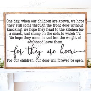 One Day When Our Children Are Grown, Family Svg, Printable Family Sign, Family Sign, Cut File,Svg Files, Svg,Png,Jpg,Silhouette, Cricut, 027