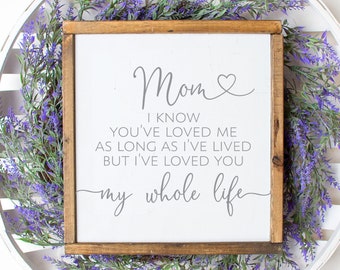 Loved You Whole Life Etsy