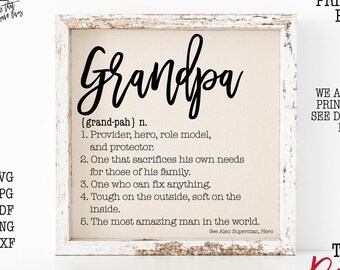 Download Grandpa Definition Etsy