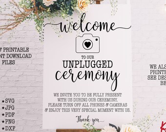 Download Unplugged Sign Svg Etsy