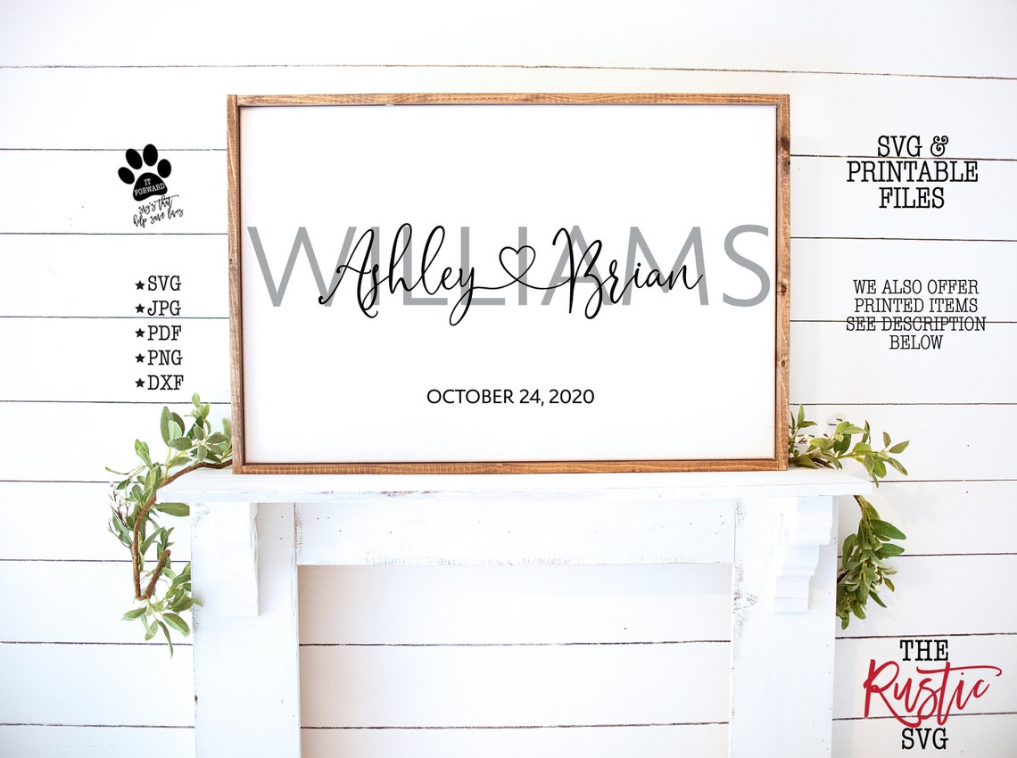 Download Established Sign Last Name Svg Family Name Svg Family Name | Etsy