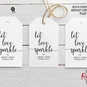 Let Love Sparkle, Sparkler Tags Printable, Printable Sparkler Tags ...