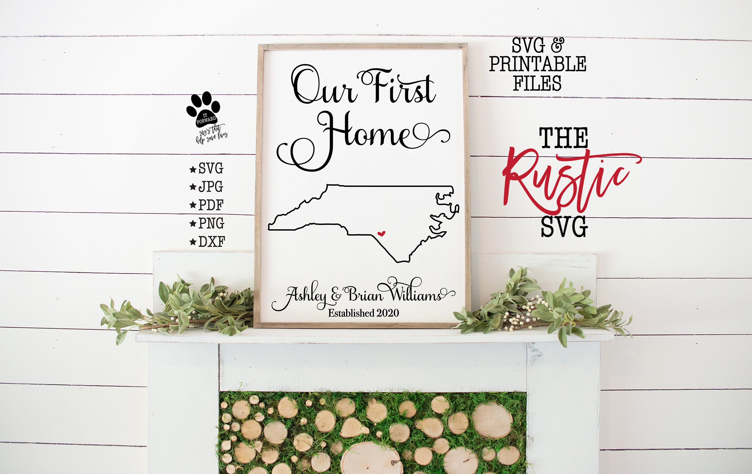 Our First Home Printable First Home Sign Our First Home Svg - Etsy