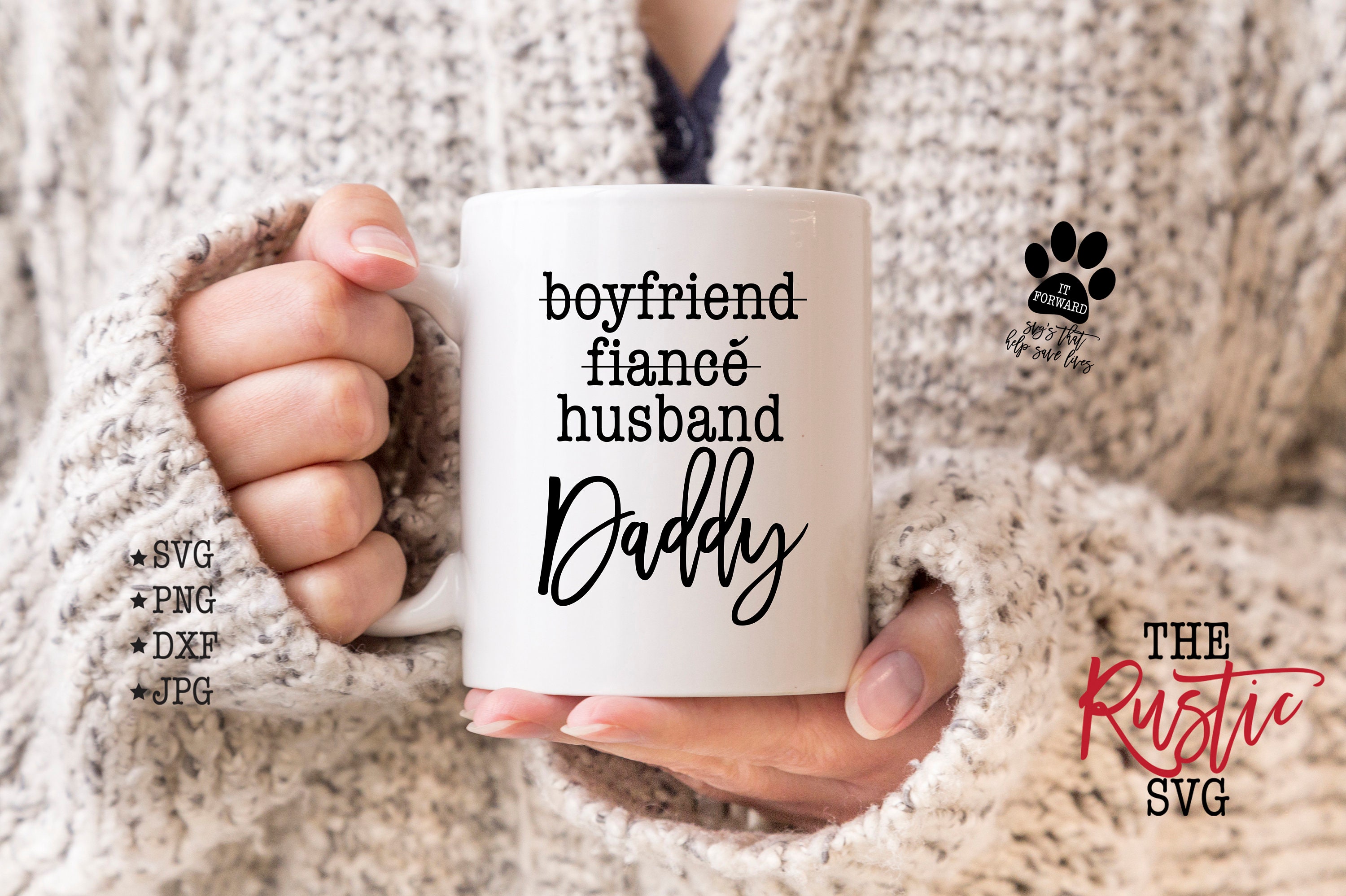 Boyfriend Fiance Husband Daddy Daddy Svg Dad Svg Dad | Etsy