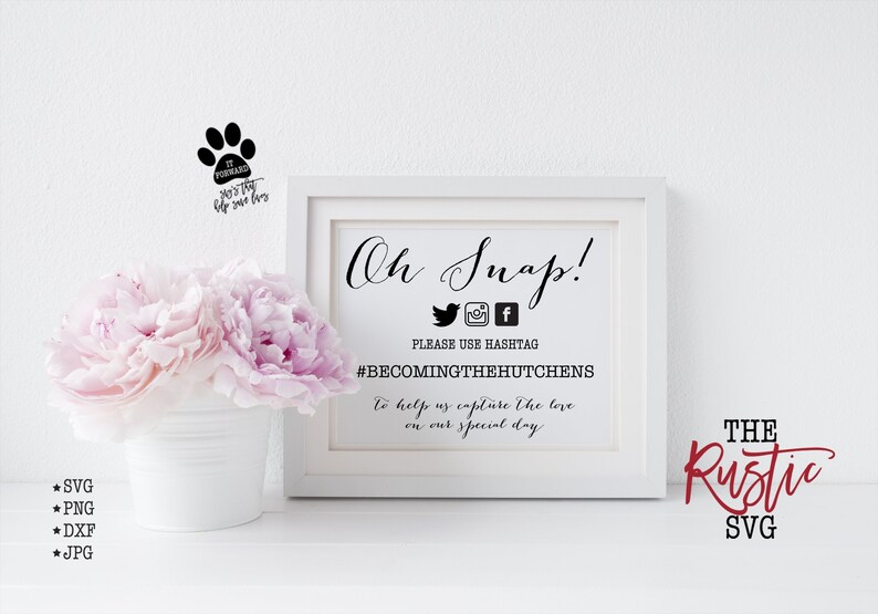Free Free 239 Wedding Hashtag Sign Svg SVG PNG EPS DXF File