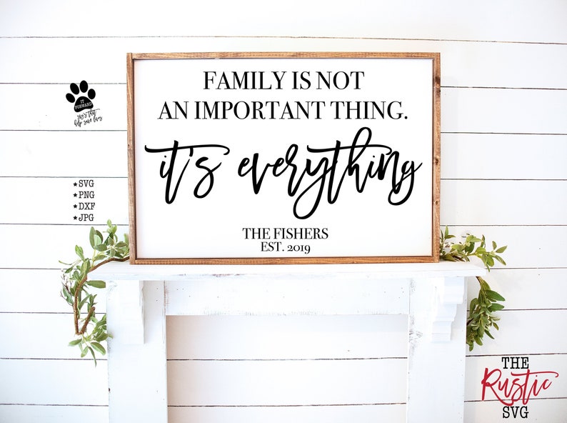 Download Family Name Svg Established Sign Wedding Sign 002 Cricut Svg Family Is Not An Important Thing Silhouette Svg Files Family Name Sign Drawing Illustration Art Collectibles Kientructhanhdat Com