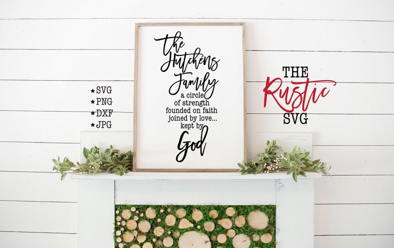 Download Our Family SVG Custom,A Circle Of Strength Family Name Svg Founded On Faith Cut File,Svg Files ...