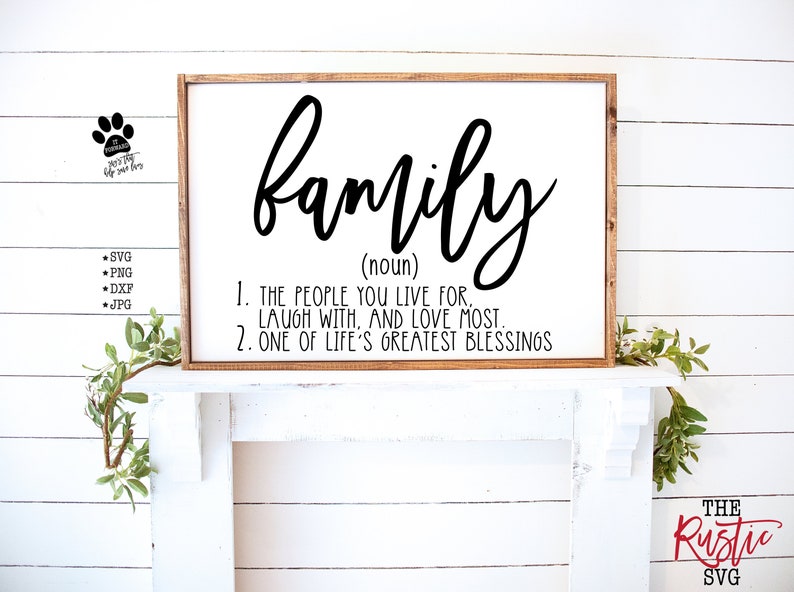 Download Family Definition Family Svg Printable Family Sign Family ...