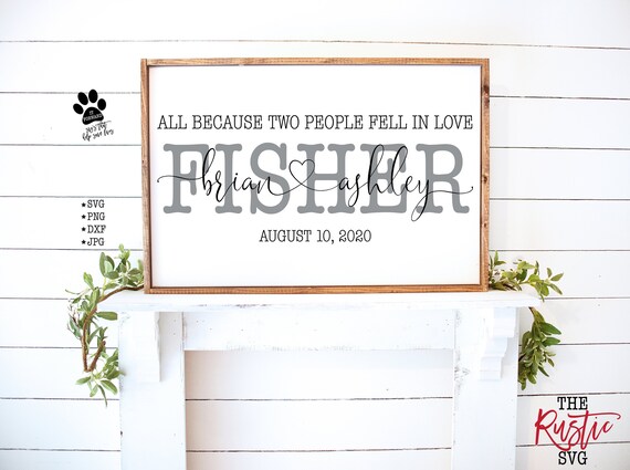 Download All Because Two People Fell In Love Last Name Svg 014 Printable Wedding Sign Established Sign Svg Silhouette Cricut Png Wedding Svg Digital Art Collectibles Tomtherapy Co Il