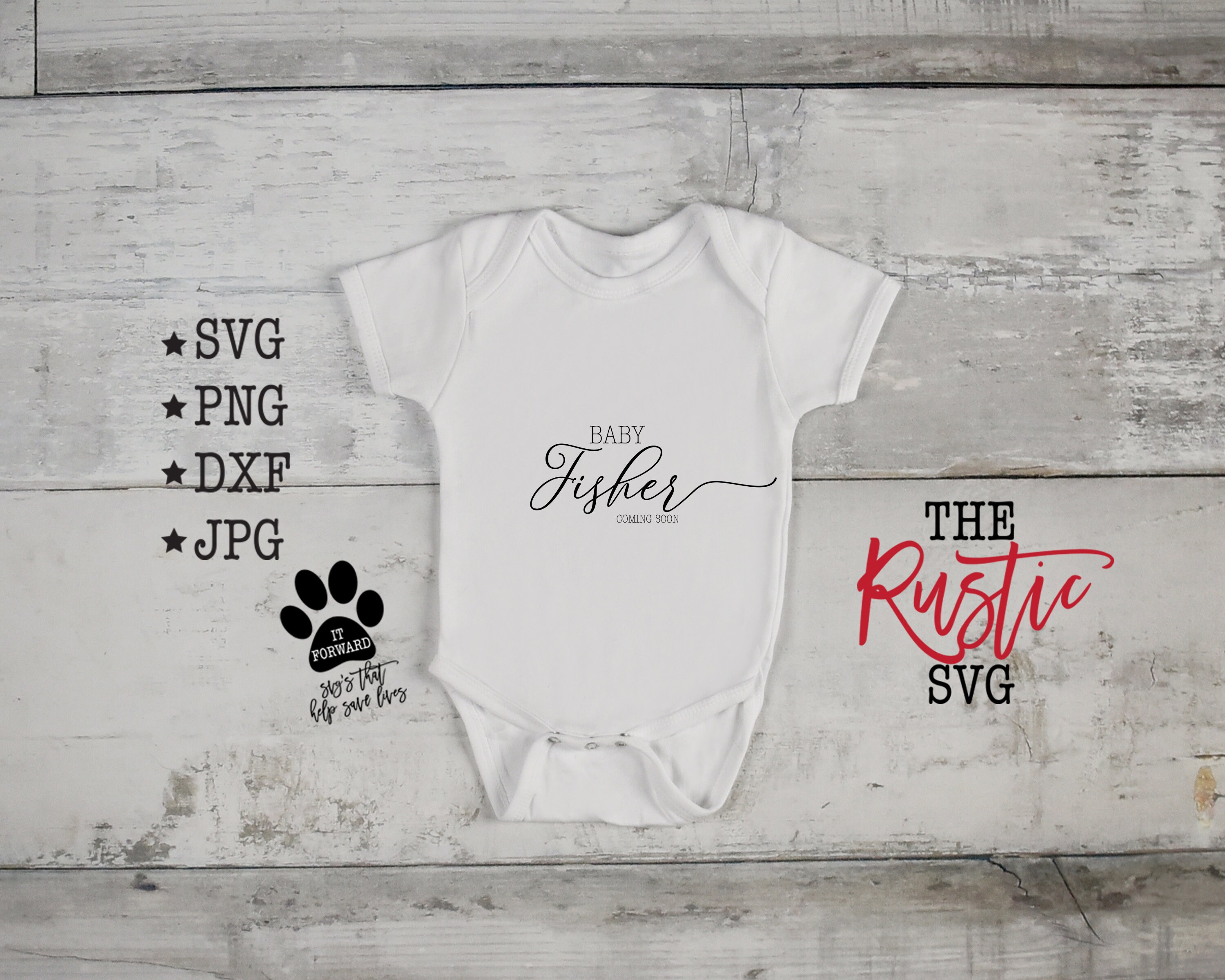 Download Personalized Last Name Baby Announcement Onesie Pregnancy ...