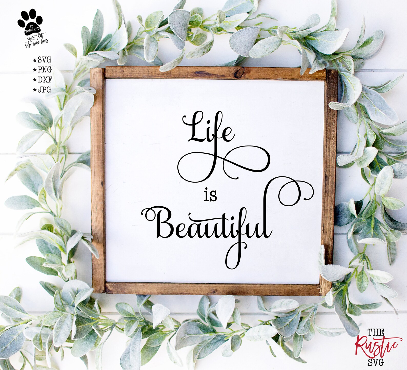 Life is Beautiful Beautiful Svg Life Svg Wedding Svg Etsy