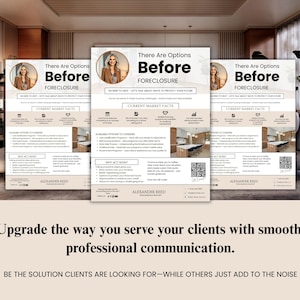 Pre-Foreclosure Real Estate Flyer: Editable Canva Template