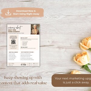 Real Estate CMA Flyer Template: Home Value Marketing (Canva Editable)