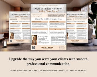 Editable Real Estate Flyer Template: FSBO Lead Generation (Canva)