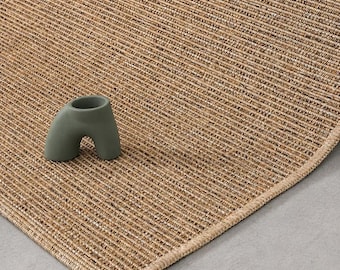 Beige Woven High Quality Sisal Rug Jute Style Custom Rug in many Size for Small Large Oversize Area Rugs and Runner Rug Options