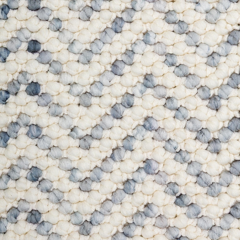Blue White Shell Rug Sky Blue White Modern Woven Rug | High Quality Rug | Area Rug | Custom ...