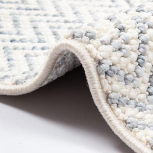 Blue White Shell Rug Sky Blue White Modern Woven Rug | High Quality Rug | Area Rug | Custom ...