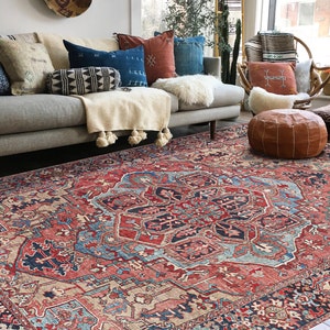 Kelim Teppich 60 x 80 cm, Kelimteppich im Vintage-Stil, Berber Teppich Läufer, Teppichläufer, Kelimteppich