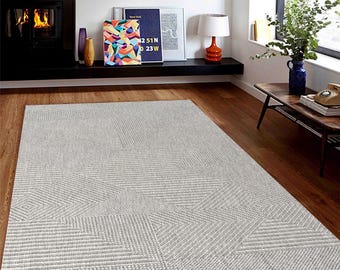 Area Rug, Turkish Rug, Floor Rug, Bedroom Rug, Custom Size Rug, Kilim Rug, Boho Decor, Gray Rug, 4x6 Rugs, free shipping, kilimway rug