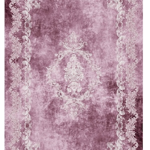 Area Rug - Lilac, Mauve & Plum Shades Rug by Kilimway,  Luxury Modern Area Rugs 6x9 Living Room Rugs for Bedroom 5x8 Rugs for Entryway