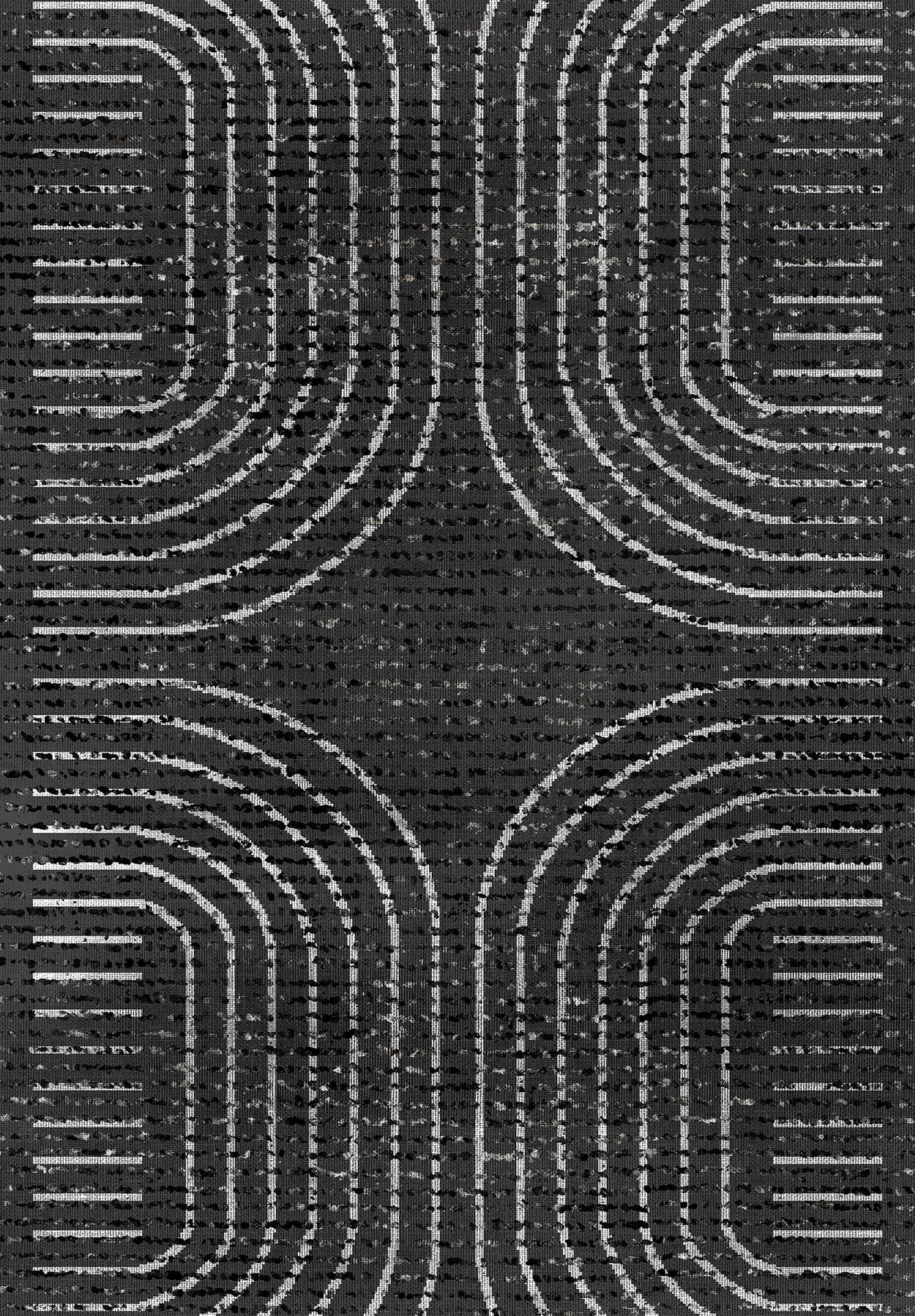 Unique Design Rug for Bathroom, Modern Rug, Black, Small Bath Mat, Black Kitchen Rug, Bedroom and Office Rug, Multipurpose Rug, Bath Mat