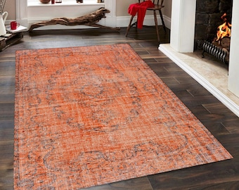 87.5×179 “Orange Flamingo” ViNTAGE RUG 87.5×179 “Orange Flamingo