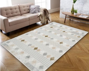 Living Room Rugs 6x9, Area Rug 5x8, Woven Rug 5x7, Bohemian Rug, Custom Size Rug, Custom Size Gift for Father For Mom New Home Present