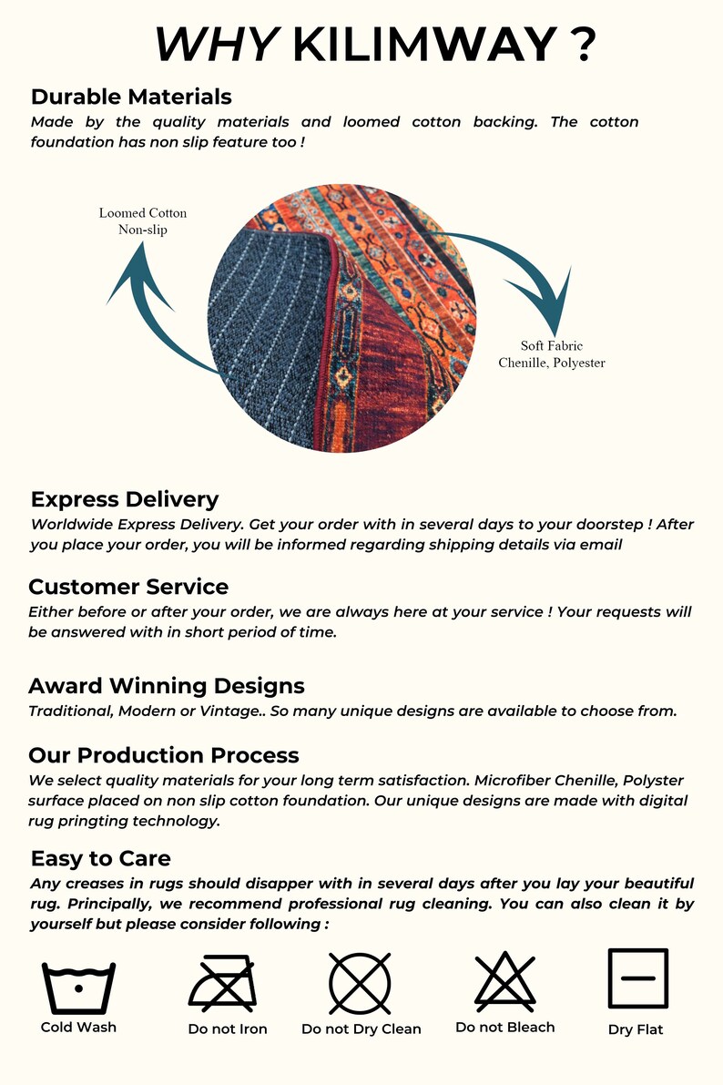 Area Rug Rustic Mid Century Modern Small Large Oversize Moroccan Carpet