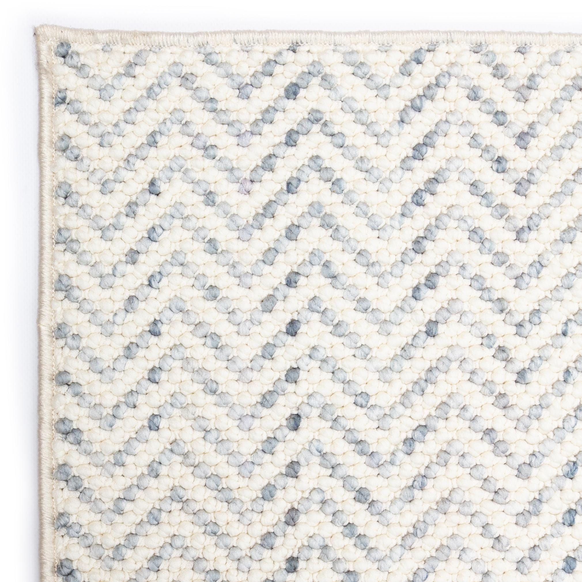 Blue White Shell Rug Sky Blue White Modern Woven Rug | High Quality Rug | Area Rug | Custom ...
