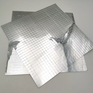 50 sheets Self-adhesive Mirror mosaic tiles   10x10mm/pieces or 5x5mm/pieces  30x30cm/sheet 3 colors available