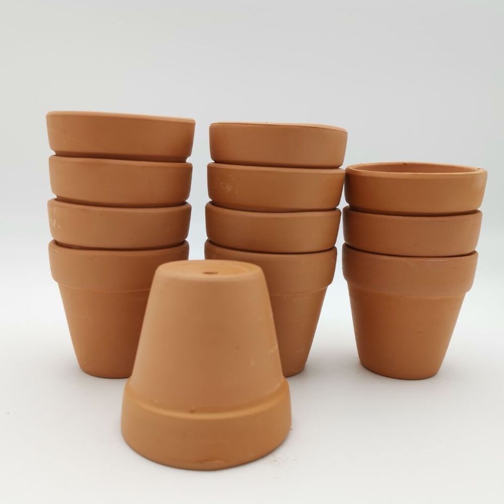 Maceta de terracota en varios tamaños para manualidades decorativas y  pasatiempos de bricolaje - Etsy México, image size:1000x1000