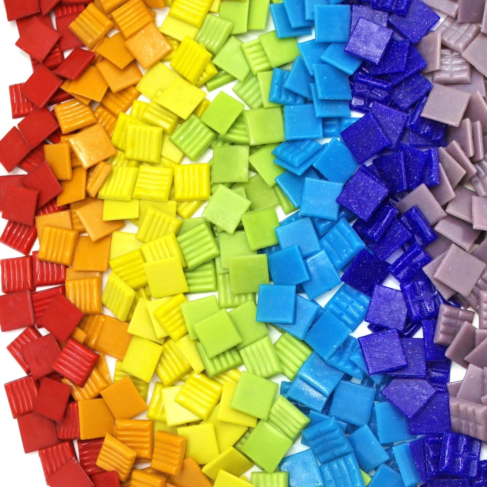 1.8kg Rainbow Glass Mosaic Tile 2x2 Cm High Tempered Mosaic Etsy