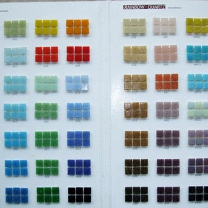 1kg customized mixes mosaic glass tile 1 x 1 cm or 2x2cm custom order 10-15 colors