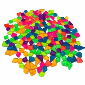 150g Glow in dark Irregula Glasmosaikfliesen