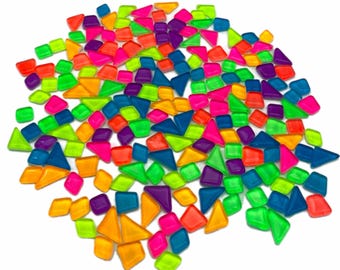 150g Glow in dark irregula glass mosaic tiles
