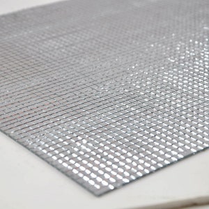 Carreaux de mosaïque miroir carreaux de verre miroir 5x5mm/pièces 30x30cm auto-adhésif