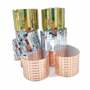 3776 stuks spiegeltegels, vierkante spiegelmozaïekglastegels, zelfklevend, 2 rollen van 5 x 5 mm/120*4 cm, zilver, goud, roségoud