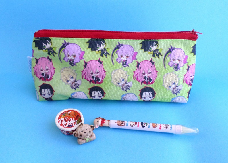 Anime Pencil Case Personalized Makeup Bag Anime Pencil Etsy