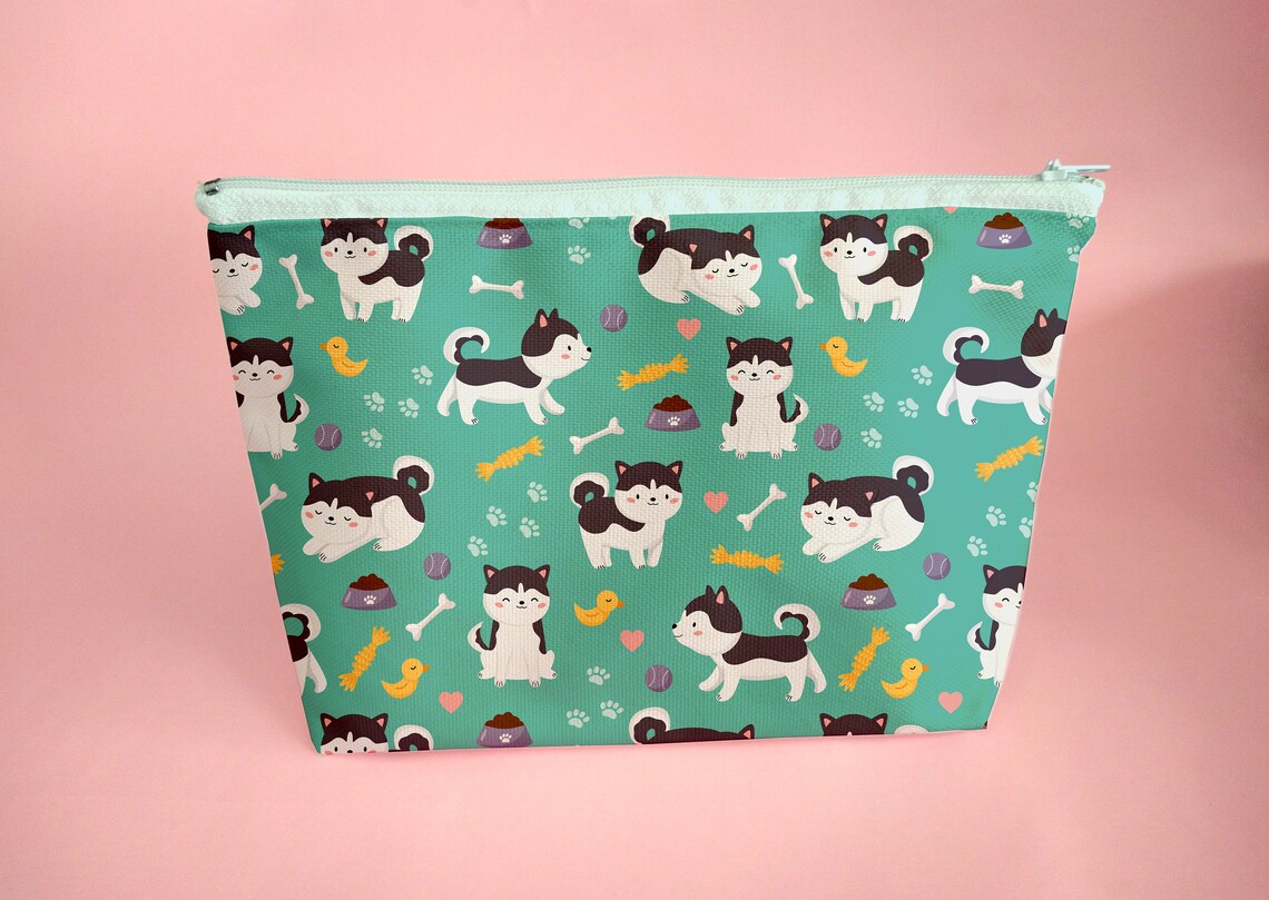 Cute Husky Pencil Case Cute Dog Pencil Holder Dog Lover Etsy