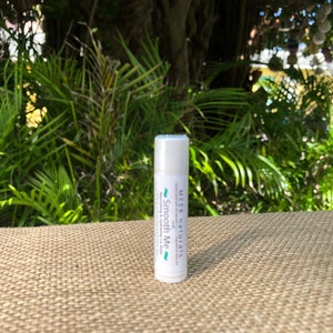 Organic and natural lip balm smoothes and protects