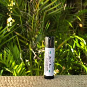 Organic and natural lip balm softens and shields