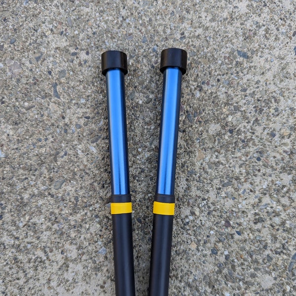 Kakesa Steelpan Mallets(R) Aluminum Lead/Tenor (Pantastix) Blue