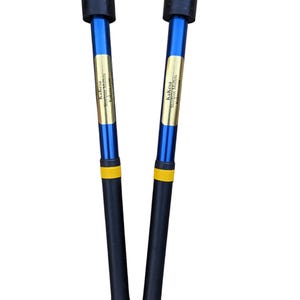 Kakesa Steelpan Mallets(R) Aluminum Double Second (Pantastix) Blue