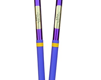 Mazos de acero Kakesa Steelpan (R) de aluminio de doble segunda mano (Pantastix) morados