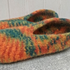 AFP 12 Gr. 36/38 felt shoes children&#39;s shoes slippers slippers slippers self-knitted shoes felt slippers