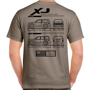 XJ Blueprint T-Shirt