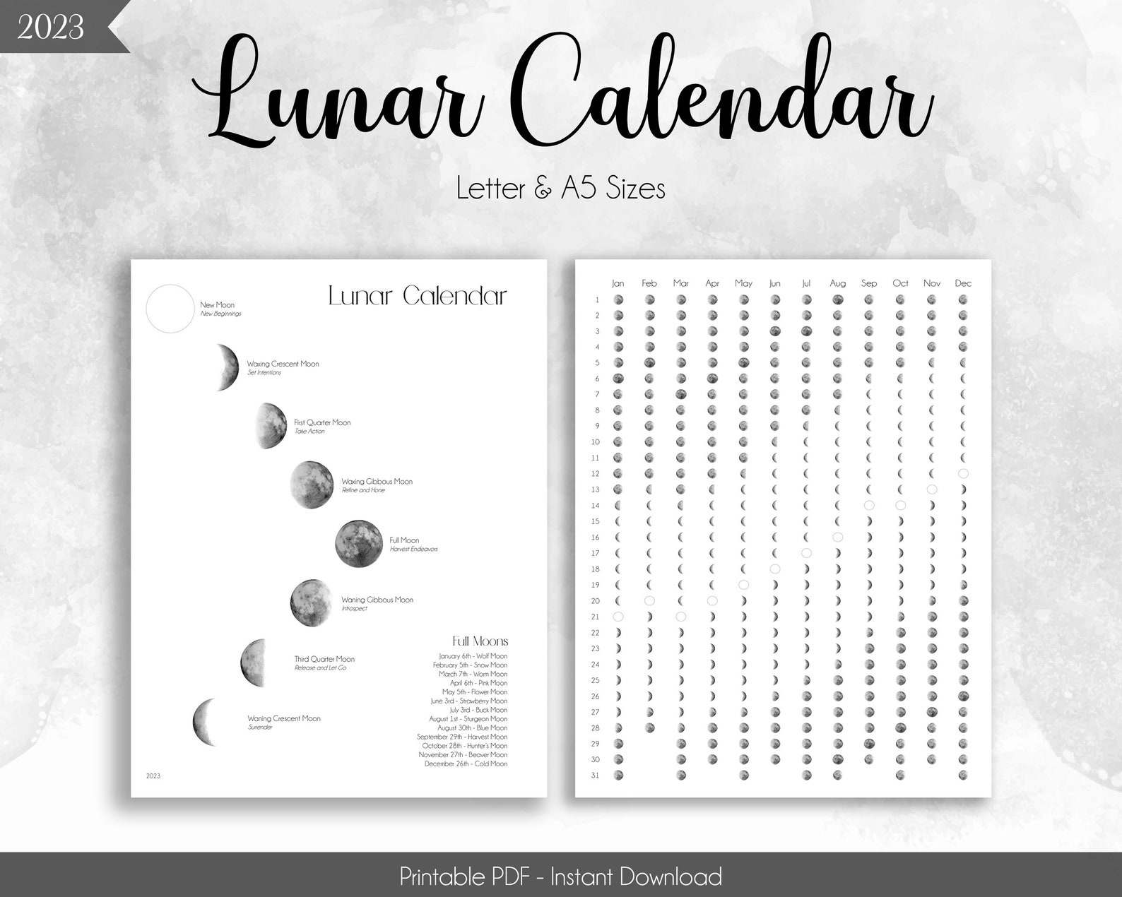 lunar-calendar-for-2023-life-planner-pdf-classic-etsy